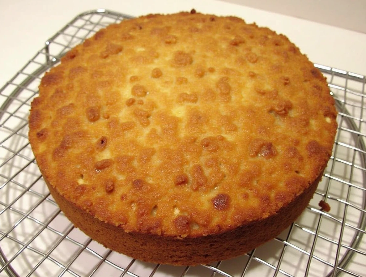 cooling-down-freshly-baked-sour-cream-coffee-cake