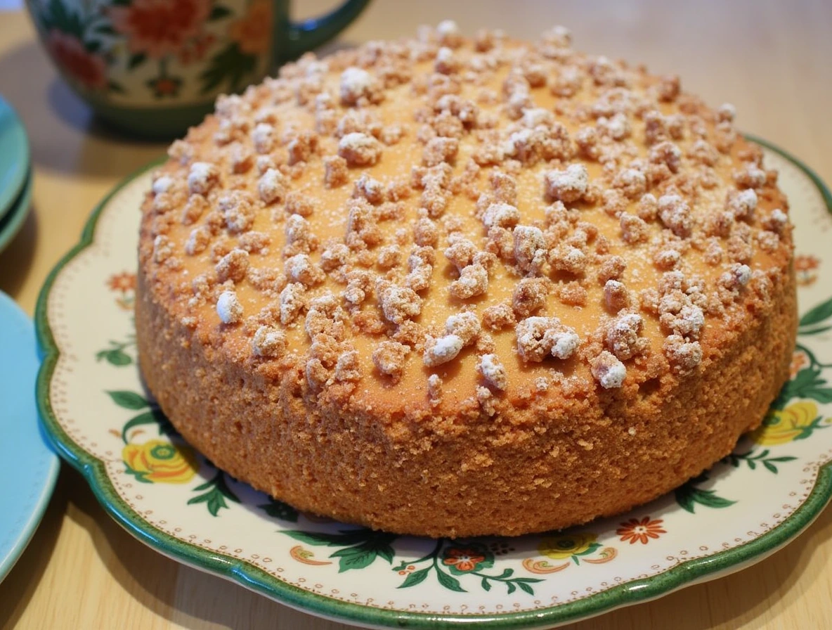 ready-to-serve-whole-sour-cream-coffee-cake-with-powdered-sugar